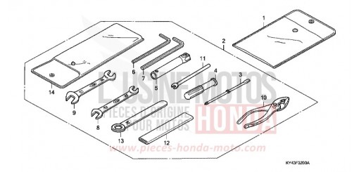 OUTILS NSR125RK de 1989